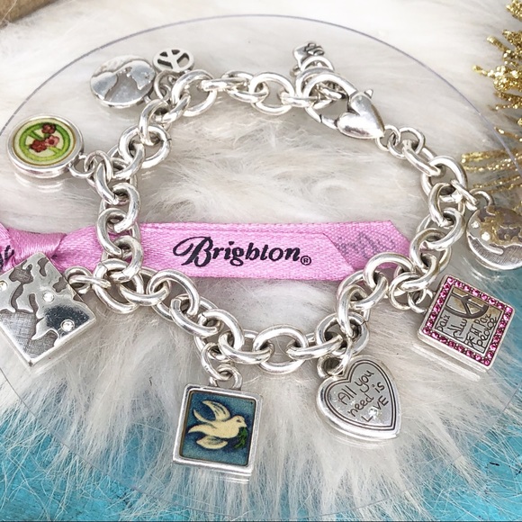 Brighton World "Peace Charming" Crystal Bracelet - Picture 7 of 7